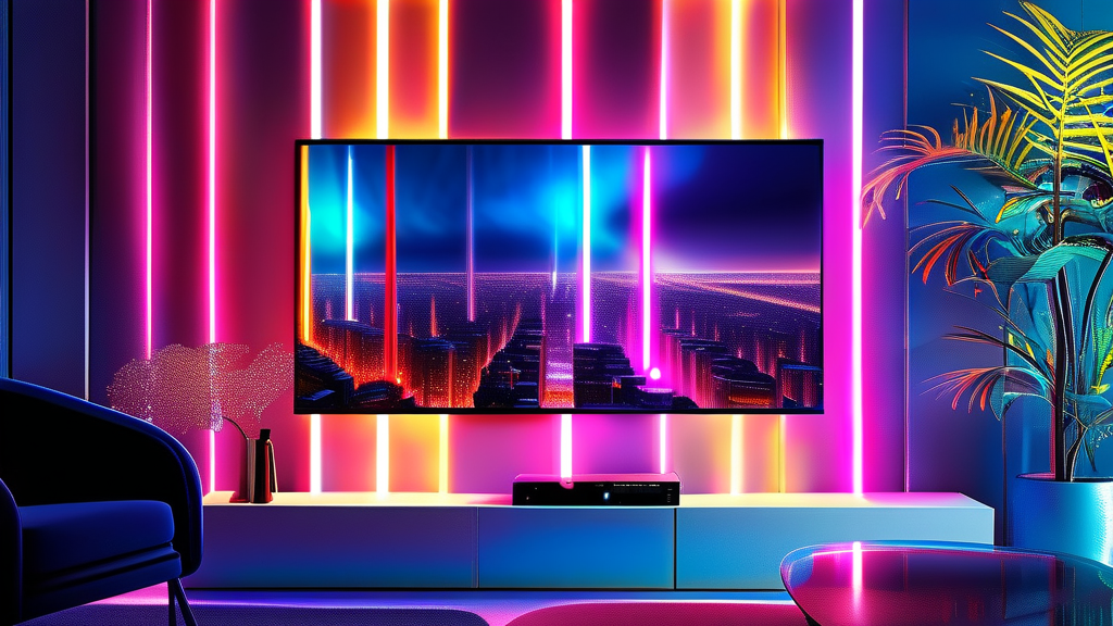 OLED TV 번인 현상, 원인과 증상 알아보기 (realistic 스타일)