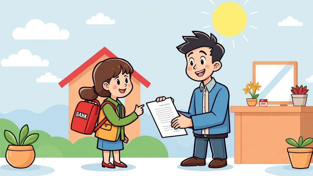 필요 서류와 신청 절차는? (cartoon 스타일)