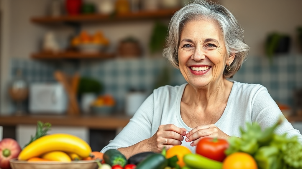 중년의 식습관, 어떻게 바꿔야 할까? (realistic 스타일)