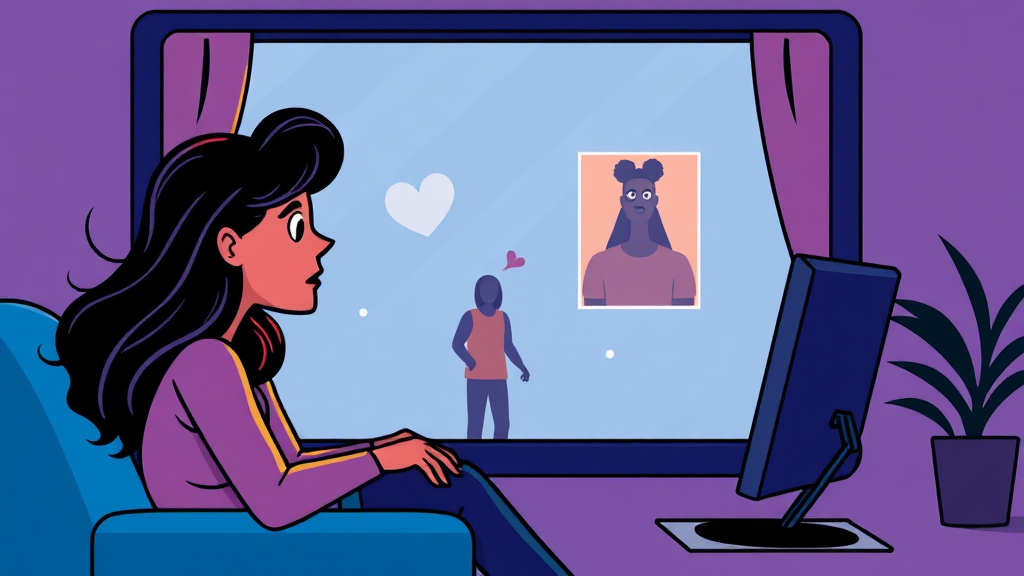 만남 앱 관련 피해 발생 시 대처법 (cartoon 스타일)