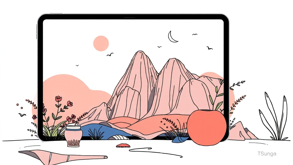디스플레이 상세 분석 (illustration 스타일)