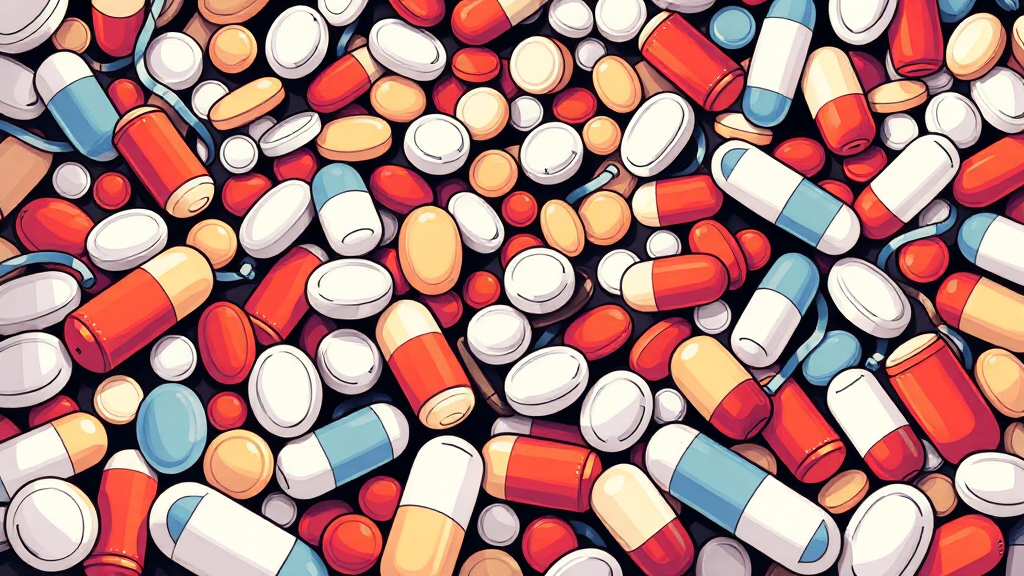 타이레놀 & 다른 약물 병용 (illustration 스타일)