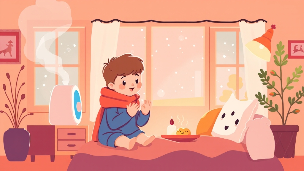 독감 예방 및 치료 꿀팁 (illustration 스타일)