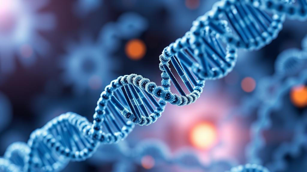 mRNA 기술, 무엇이 특별할까? (realistic 스타일)