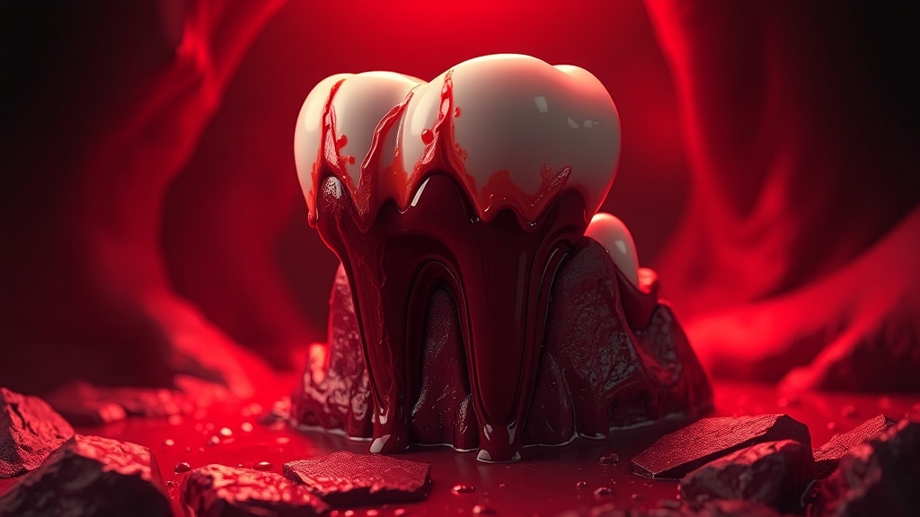 치주질환, 무엇일까요? (illustration 스타일)