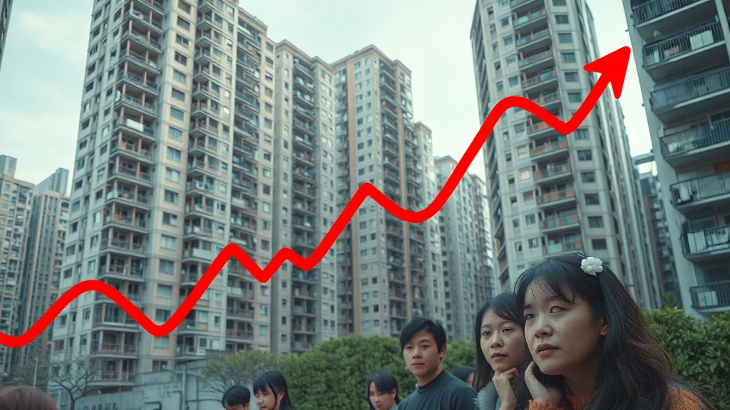 갭투자와 집값 상승 (realistic 스타일)