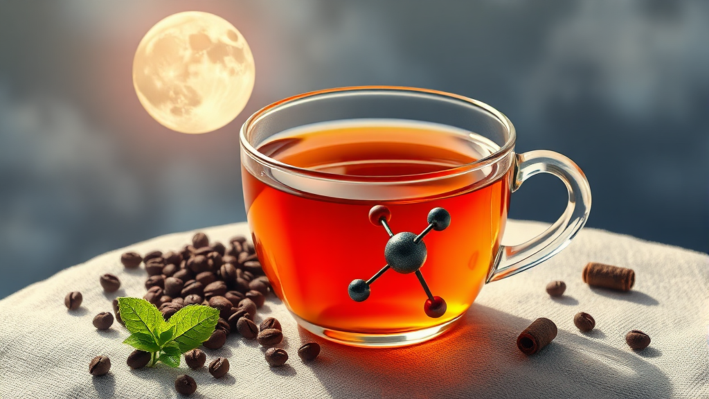 우롱차, 얼마나 마셔야 할까? 카페인 함량과 부작용 알아보기 (realistic 스타일)