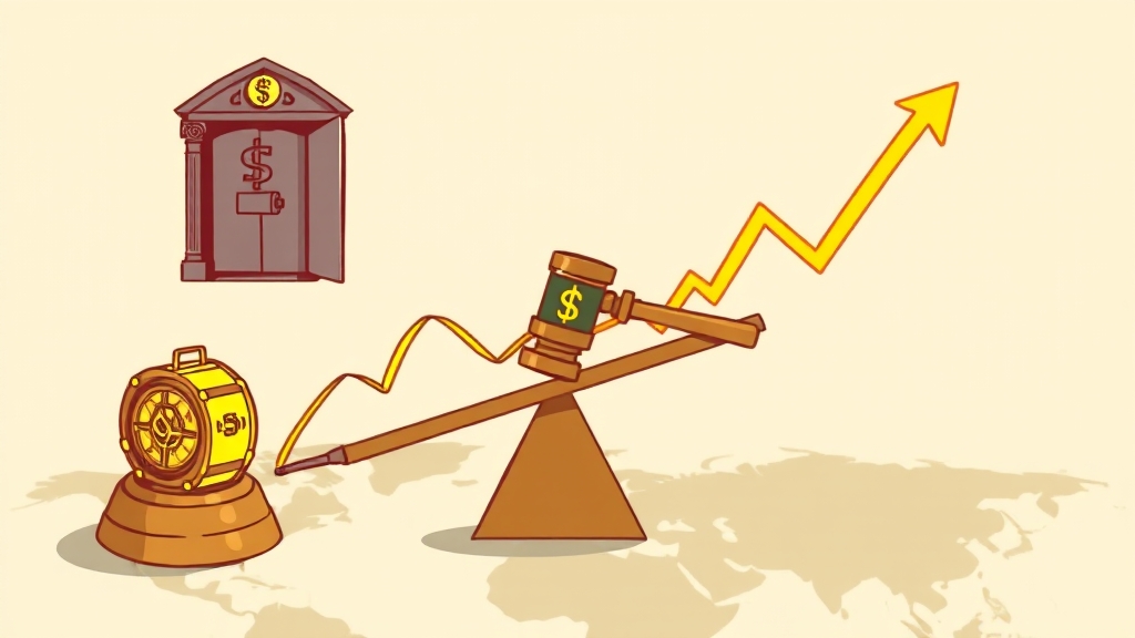 금 시세 변동 요인 분석 (cartoon 스타일)