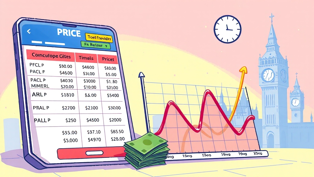 실시간 지원금 시세표 확인 및 구매 타이밍 전략 (cartoon 스타일)