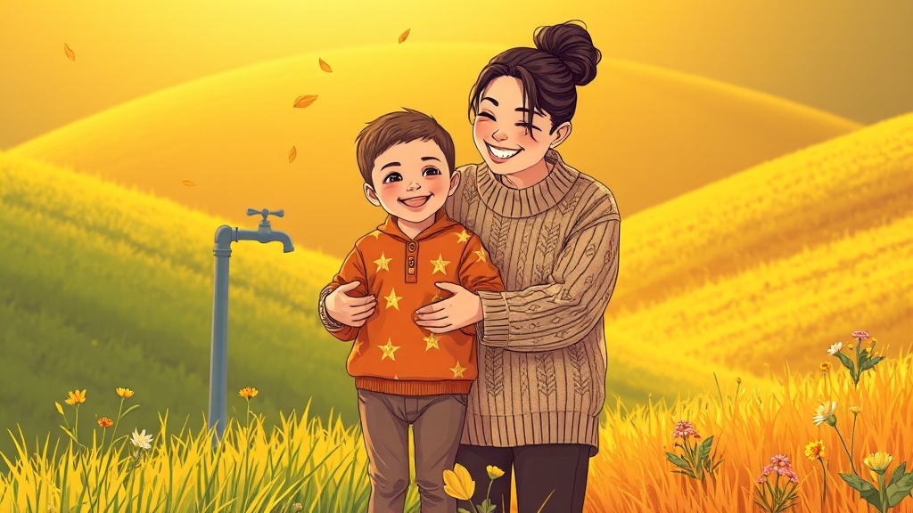 정부 지원 혜택, 뭐가 있을까? (illustration 스타일)