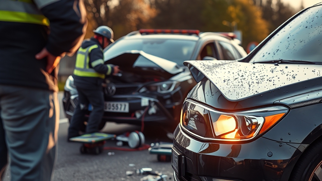 사고 발생 시 초기 대처 (realistic 스타일)