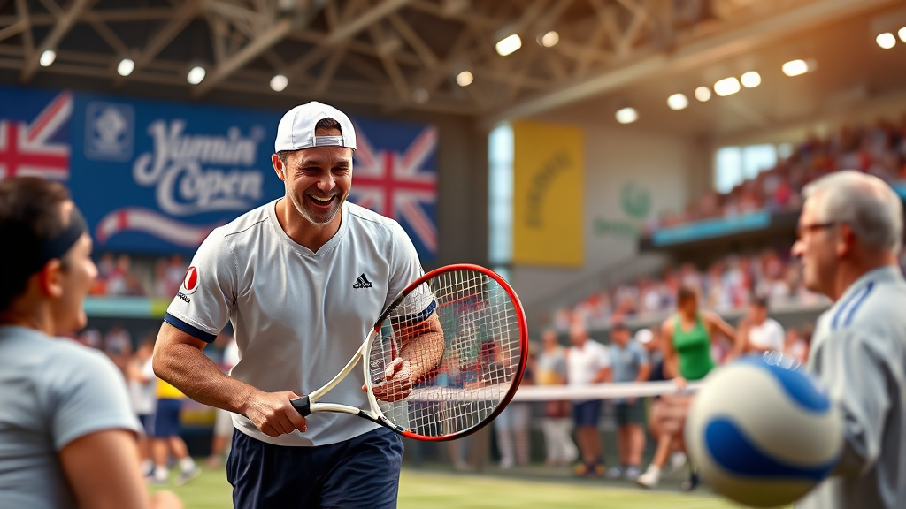 스포츠 주요 경기 결과 및 기록 (realistic 스타일)