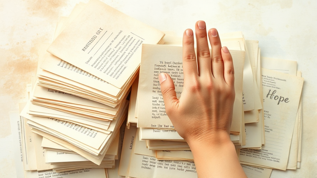 개인회생 필요 서류 (watercolor 스타일)