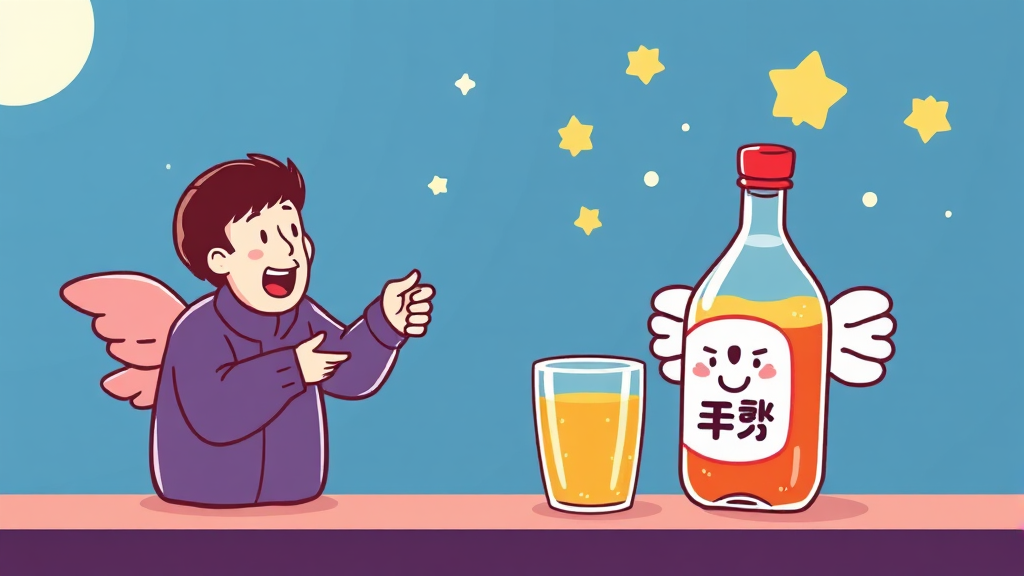 숙취, 이제 안녕! (cartoon 스타일)