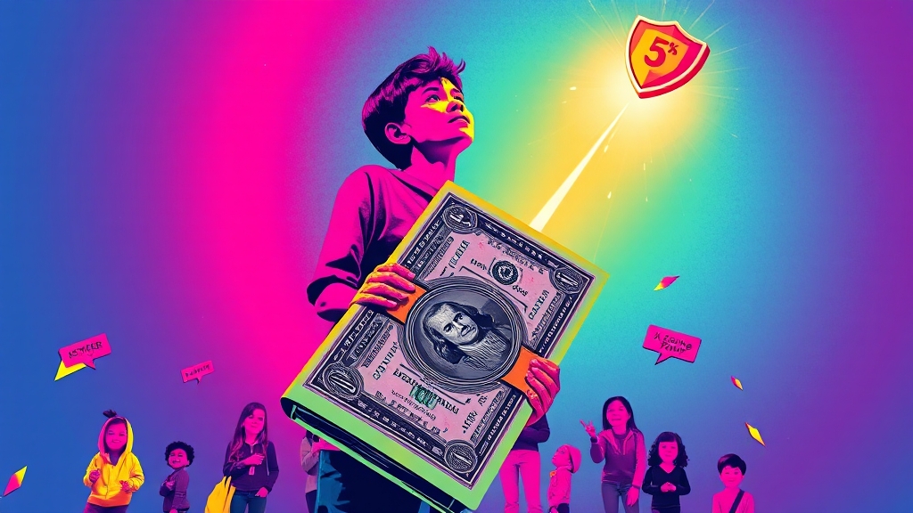 지원금 및 이자 혜택 (popart 스타일)