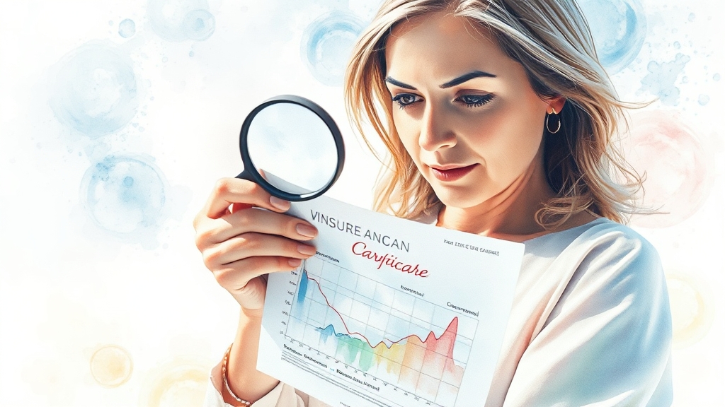 암보험 비교: 핵심만 쏙쏙 (watercolor 스타일)