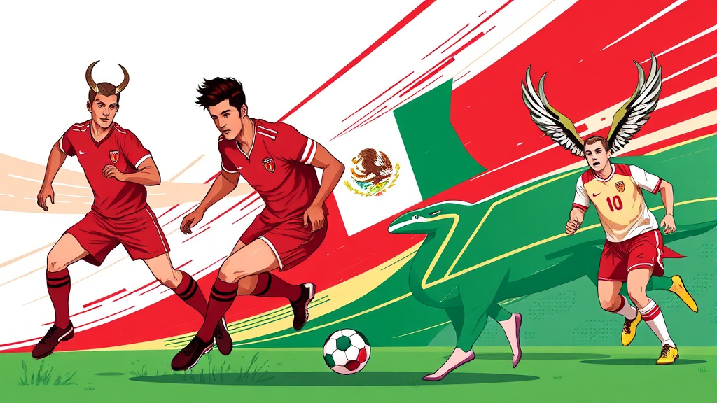 A조 예상 팀 분석 및 전력 비교 (illustration 스타일)