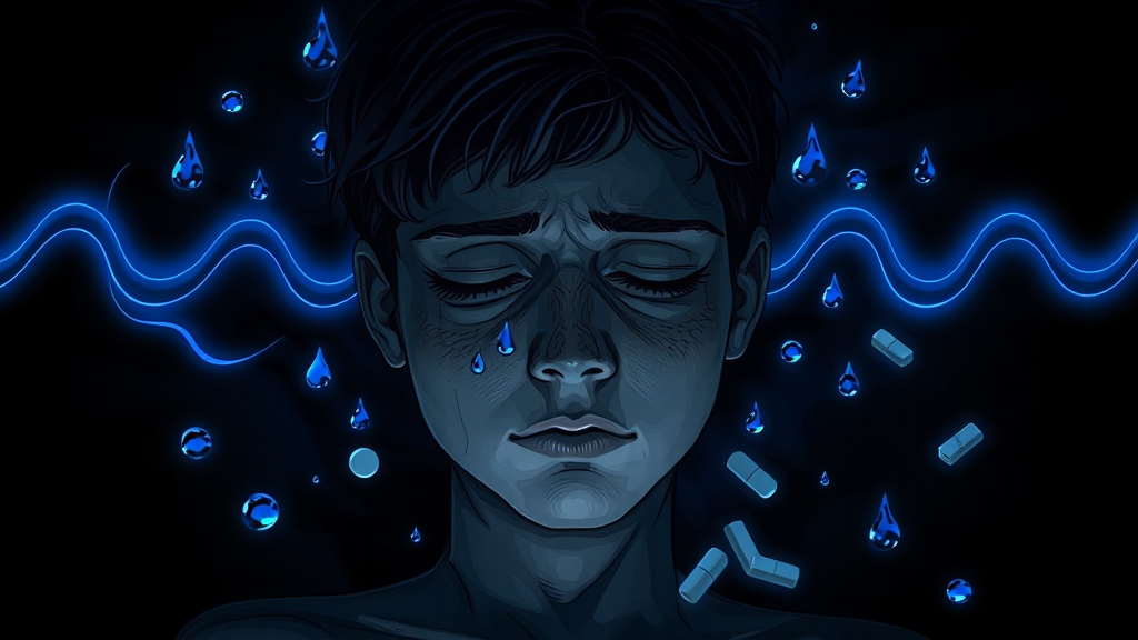 눈 밑 떨림, 왜? (illustration 스타일)