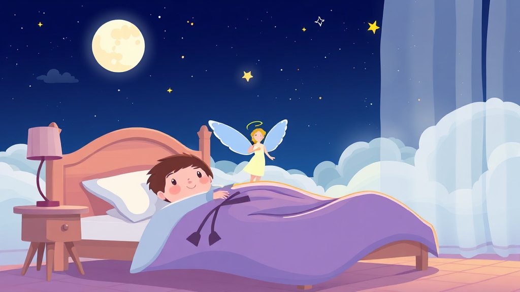 꿀잠 보장 가이드 10 꿀잠, 삶을 바꾸는 마법 (illustration 스타일)