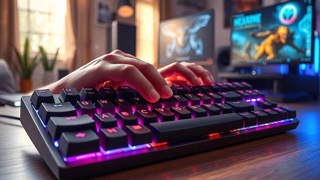 게이밍 키보드로서 앱코는? (realistic 스타일)