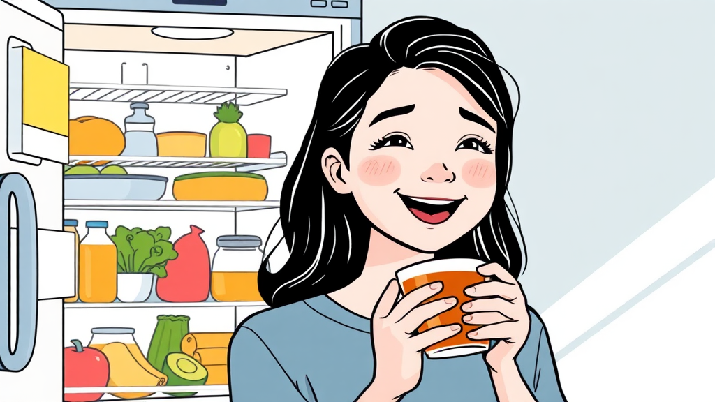 지속 가능한 다이어트를 위한 식단 유지 팁 (illustration 스타일)