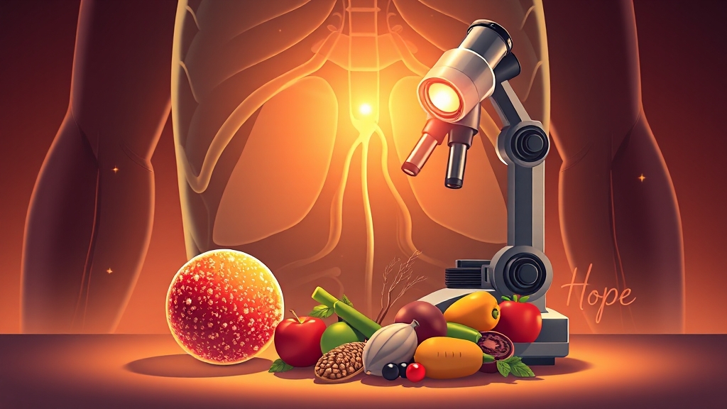 암과의 관계 (illustration 스타일)