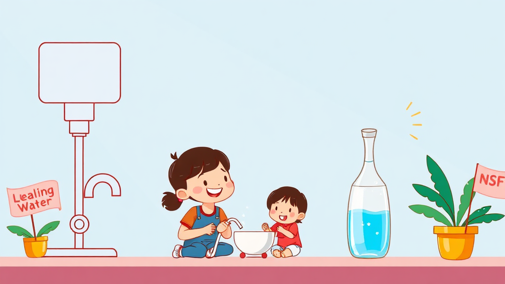 NSF 인증, 왜 중요할까? (cartoon 스타일)