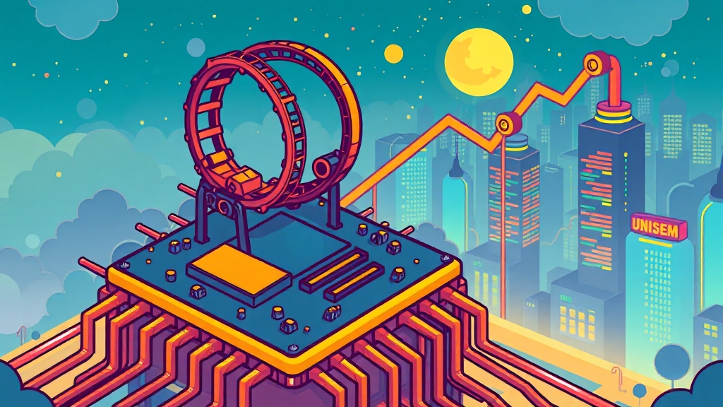 유니셈 주가, 과거는 어땠을까? (cartoon 스타일)