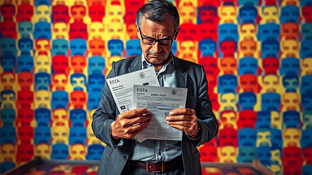 ESTA 거절, 어떻게 대처해야 할까요? (popart 스타일)