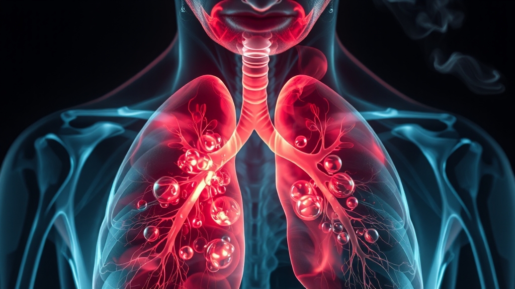 폐기흉, 왜 생기는 걸까요? (realistic 스타일)