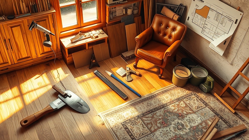 장판 DIY, 무엇부터 준비해야 할까요? (realistic 스타일)