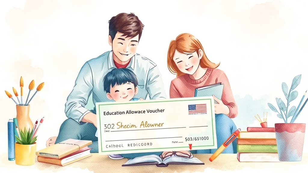 교육급여 관련 FAQ (watercolor 스타일)