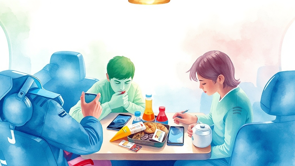와이파이 도시락 vs eSIM vs 유심, 뭐가 좋을까? (watercolor 스타일)
