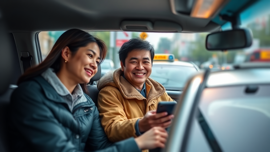 제주 콜택시 이용 시 알아두면 좋은 팁 (realistic 스타일)