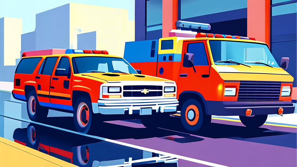 긴급출동 서비스: 언제, 어떻게 이용해야 할까? (illustration 스타일)