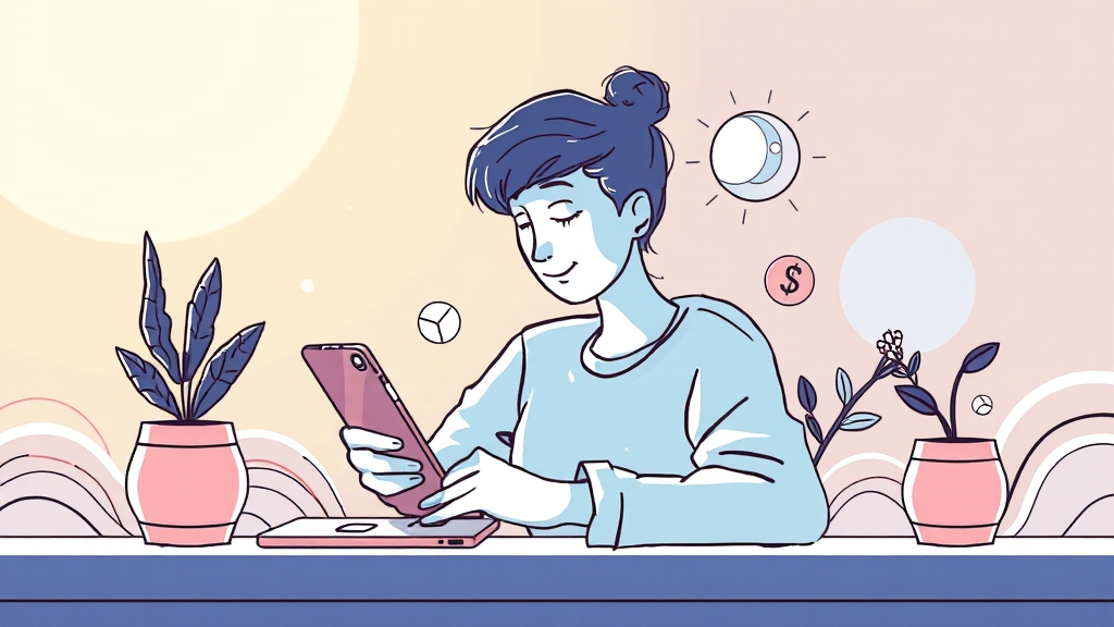 나에게 맞는 요금제 선택 (illustration 스타일)