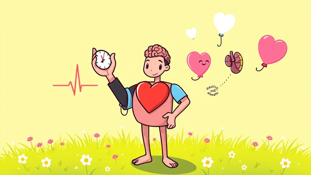 혈압 170mmHg 후유증 및 예방 (cartoon 스타일)