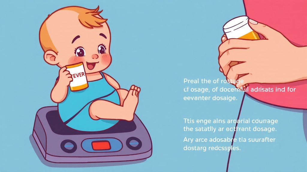 복용량 계산, 핵심은 체중! (cartoon 스타일)