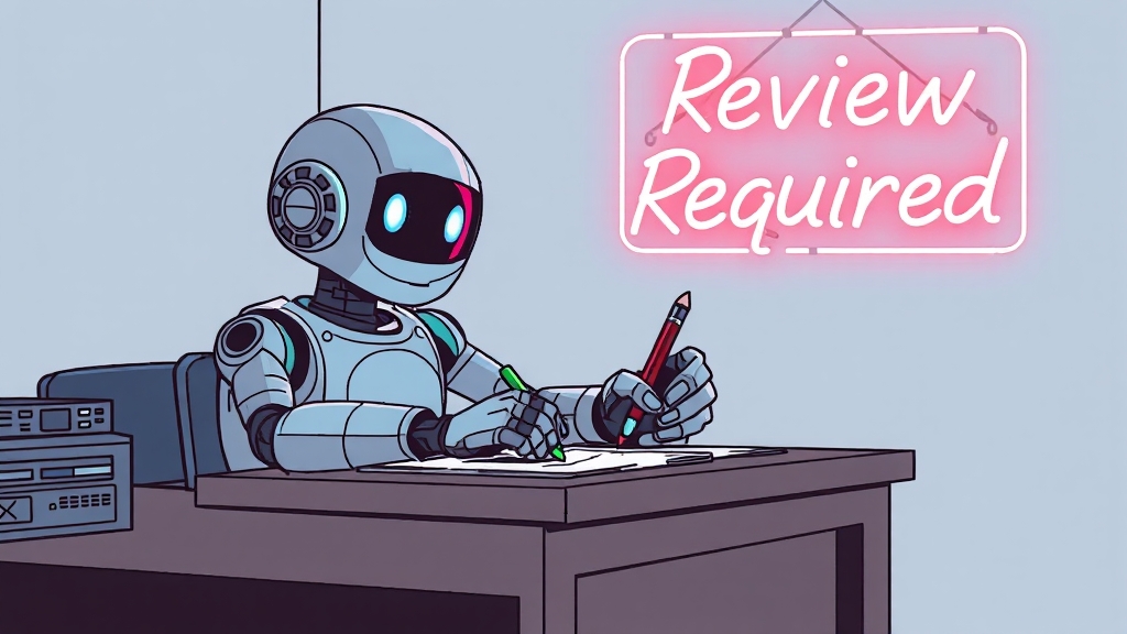 챗GPT, 구글 스팸 정책 위반? (illustration 스타일)