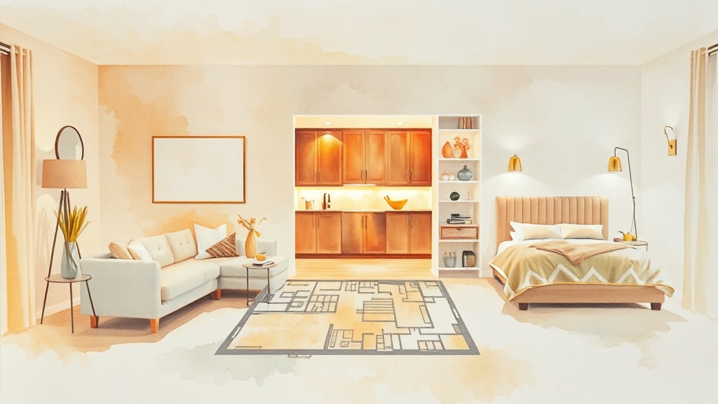주거 공간별 조명 시공 비용 분석 (watercolor 스타일)
