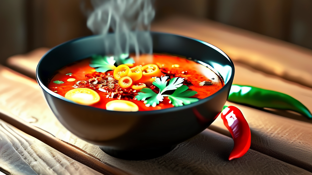 국물 요리의 진실: 얼큰함 vs 맑은 국물, 무엇이 정답일까? (realistic 스타일)