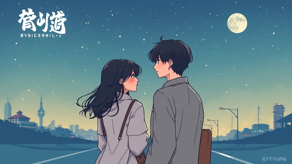 방송 정보 (illustration 스타일)