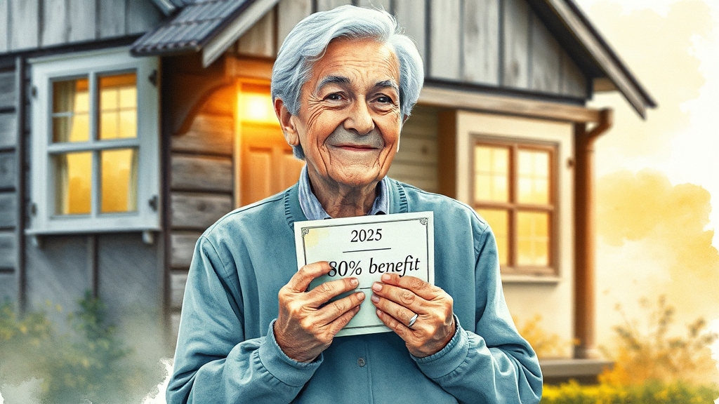 2025년 수급 자격: 소득 & 재산 기준 (watercolor 스타일)