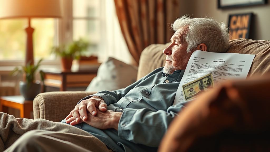 요양원 비용 및 계약 시 주의사항 (realistic 스타일)