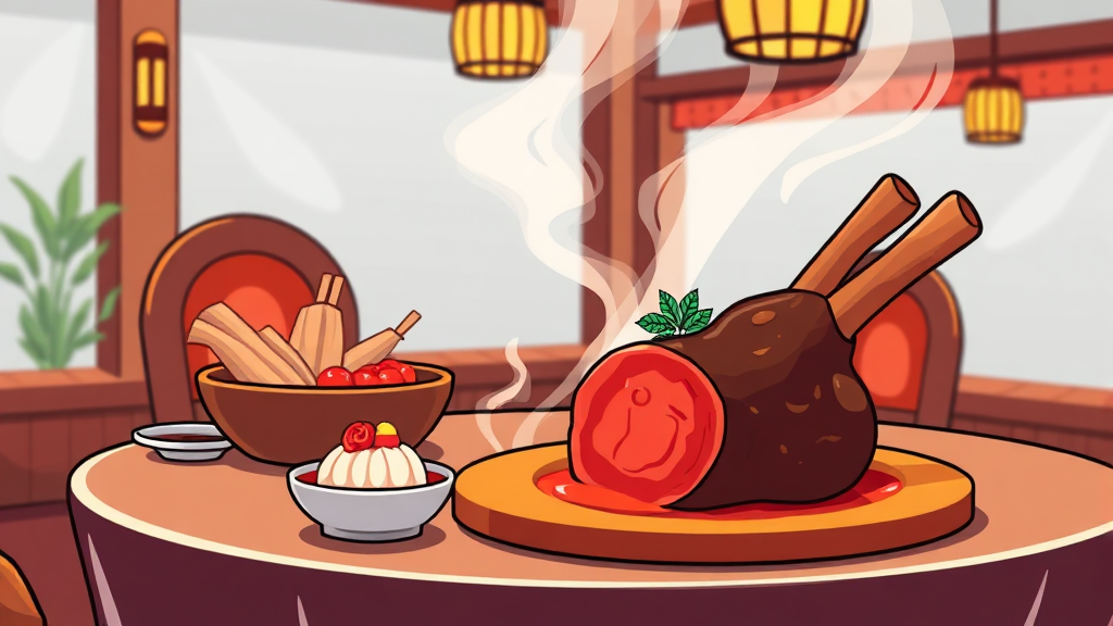 특별한 미식 경험을 선물하다 (cartoon 스타일)