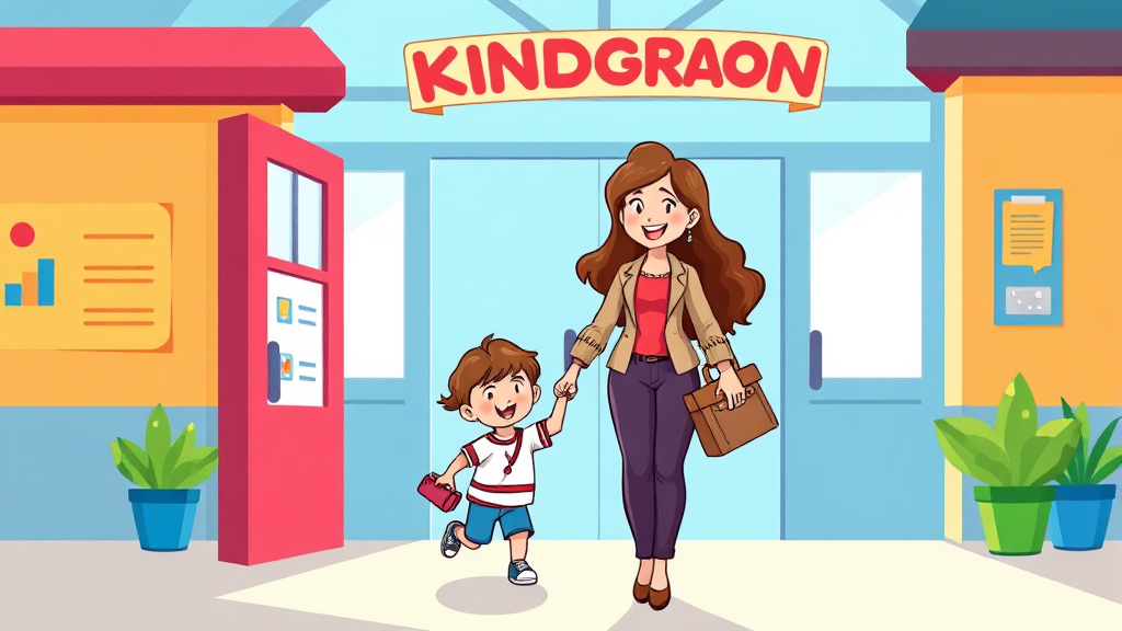 입학 서류 준비 및 유의사항 (cartoon 스타일)