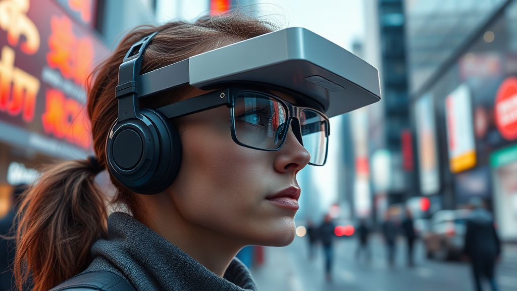 AI 안경, 어떤 기능이? (realistic 스타일)