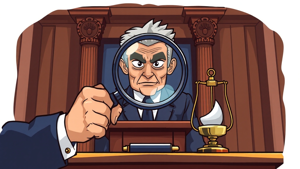 공판준비 & 첫 공판: 재판의 시작 (cartoon 스타일)