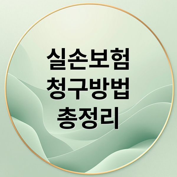 실손보험
청구방법
총정리 (실손보험 청구)