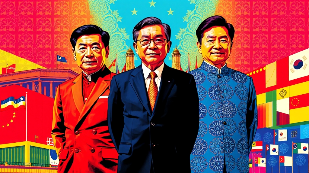 수석 인선이 국정 운영에 미칠 영향 (popart 스타일)